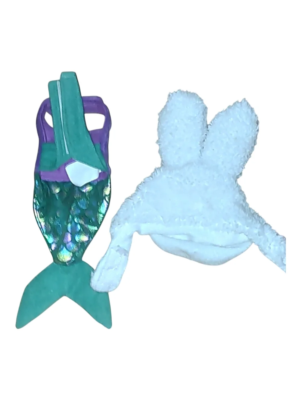 Kitten Mermaid Halloween Costume & Cat Easter Bunny Ears Hat